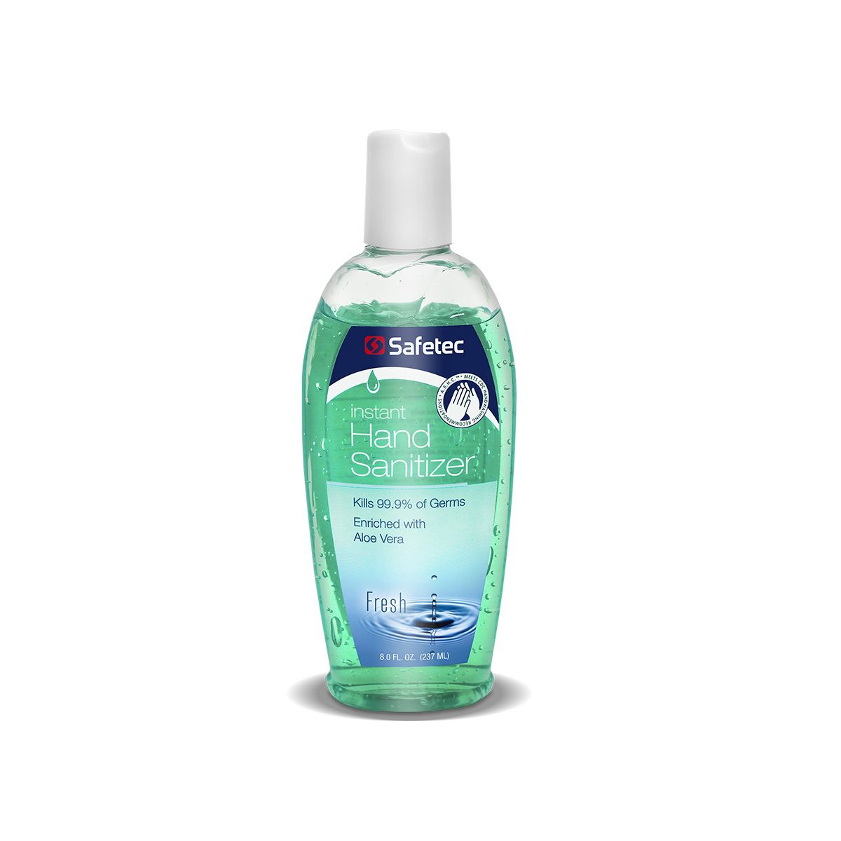 Safetec Hand Sanitizer Fresh Scent | Disc Top Bottle, 8oz