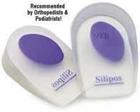 Silipos Heel Cushions, W10-12/M8-10.5