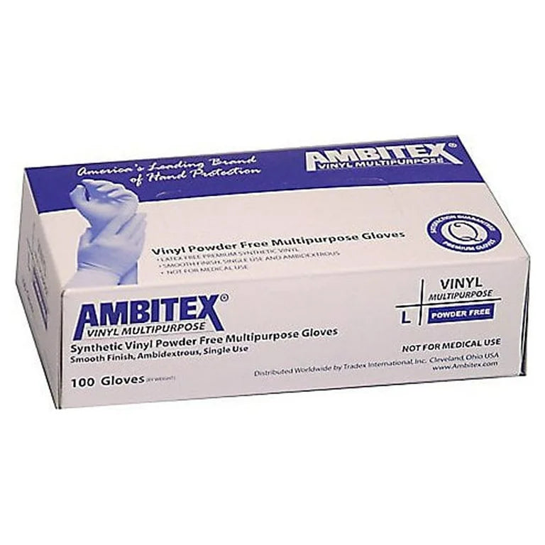 AMBITEX® Select Series N400 Nitrile Exam Glove, Blue, X-Large, 3 Mil