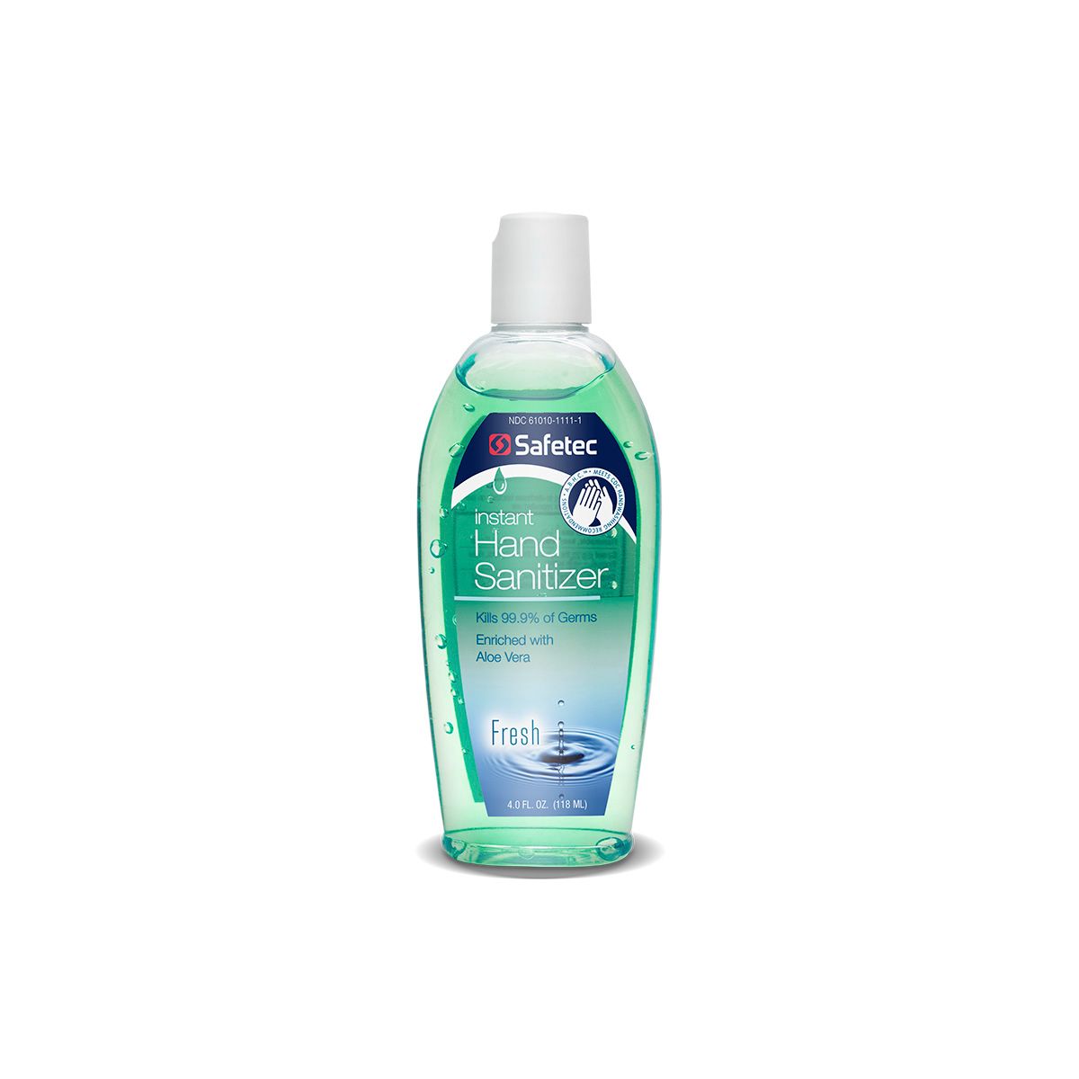 Safetec Hand Sanitizer Fresh Scent | Disc Top Bottle, 8oz