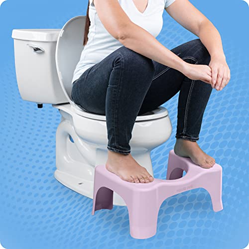 Squatty Potty Simple Bathroom Toilet Stool, White, 7"