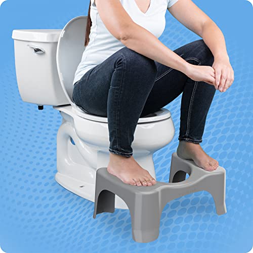 Squatty Potty Simple Bathroom Toilet Stool, White, 7"