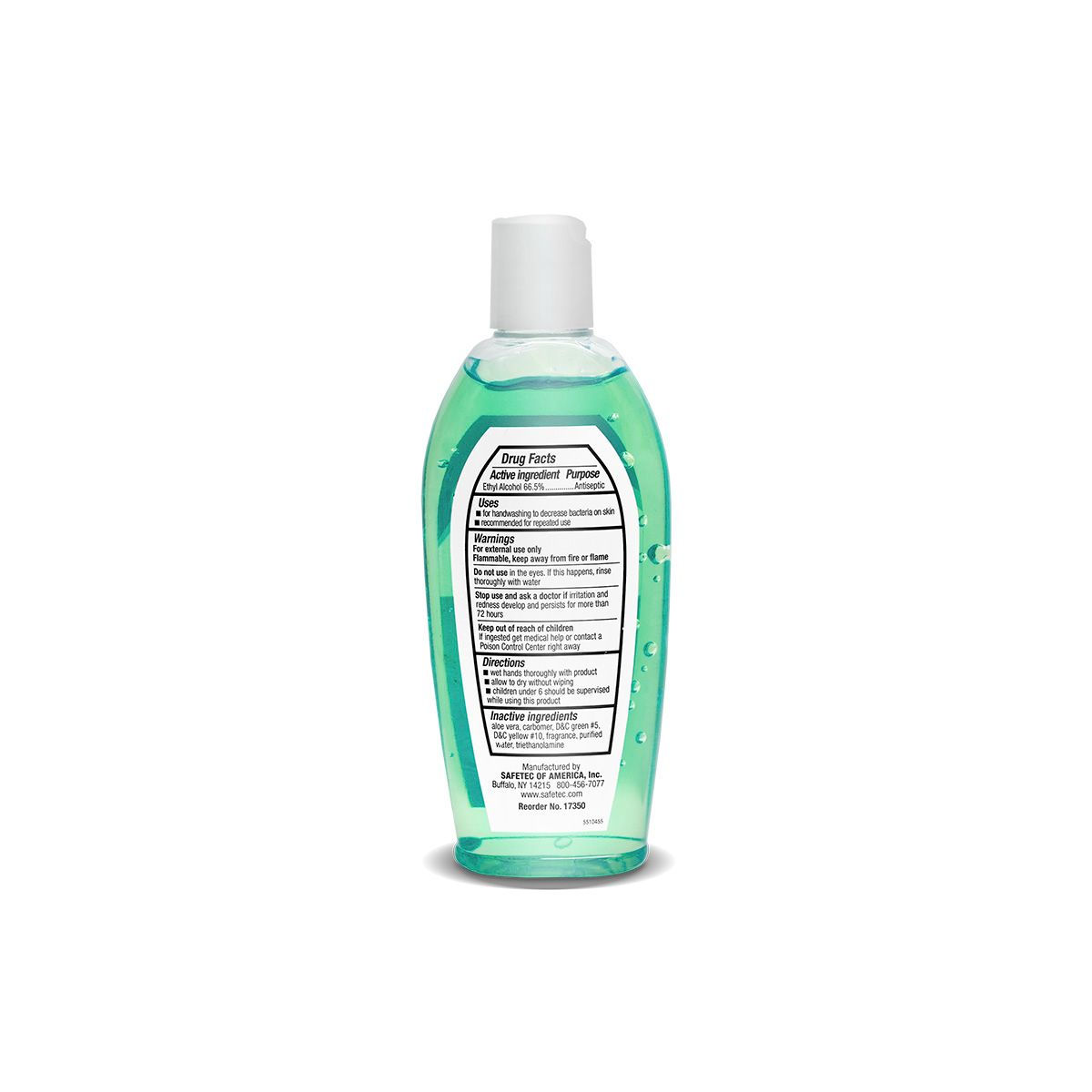 Safetec Hand Sanitizer Fresh Scent | Disc Top Bottle, 8oz
