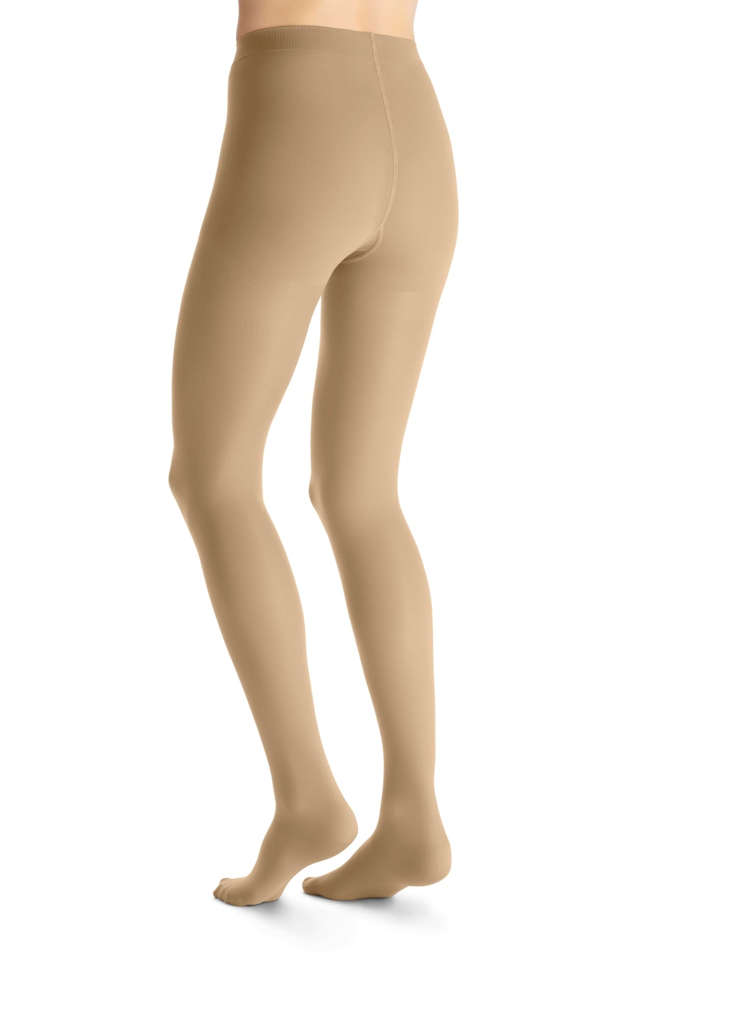 JOBST UltraSheer 15-20mmHg Compression Stockings, Pantyhose, Waist High, Closed Toe, Classic Black, Medium