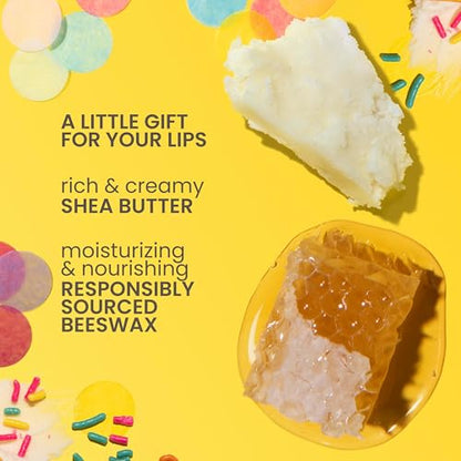 Burt's Bees Lip Balm Stocking Stuffers, Moisturizing Lip Care Christmas Gifts, SuperFruit - Pomegranate, Coconut & Pear, Mango, Pink Grapefruit, Natural Origin Treatment (4-Pack)