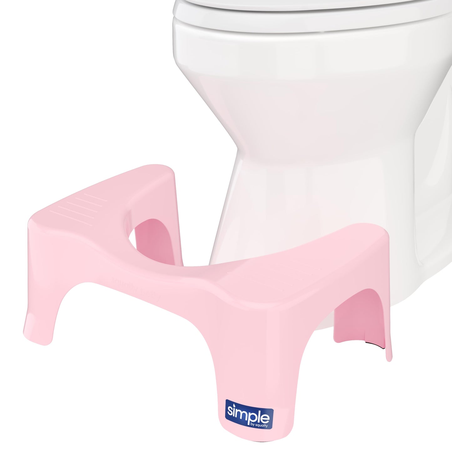 Squatty Potty Simple Bathroom Toilet Stool, White, 7"