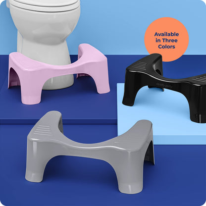 Squatty Potty Simple Bathroom Toilet Stool, White, 7"