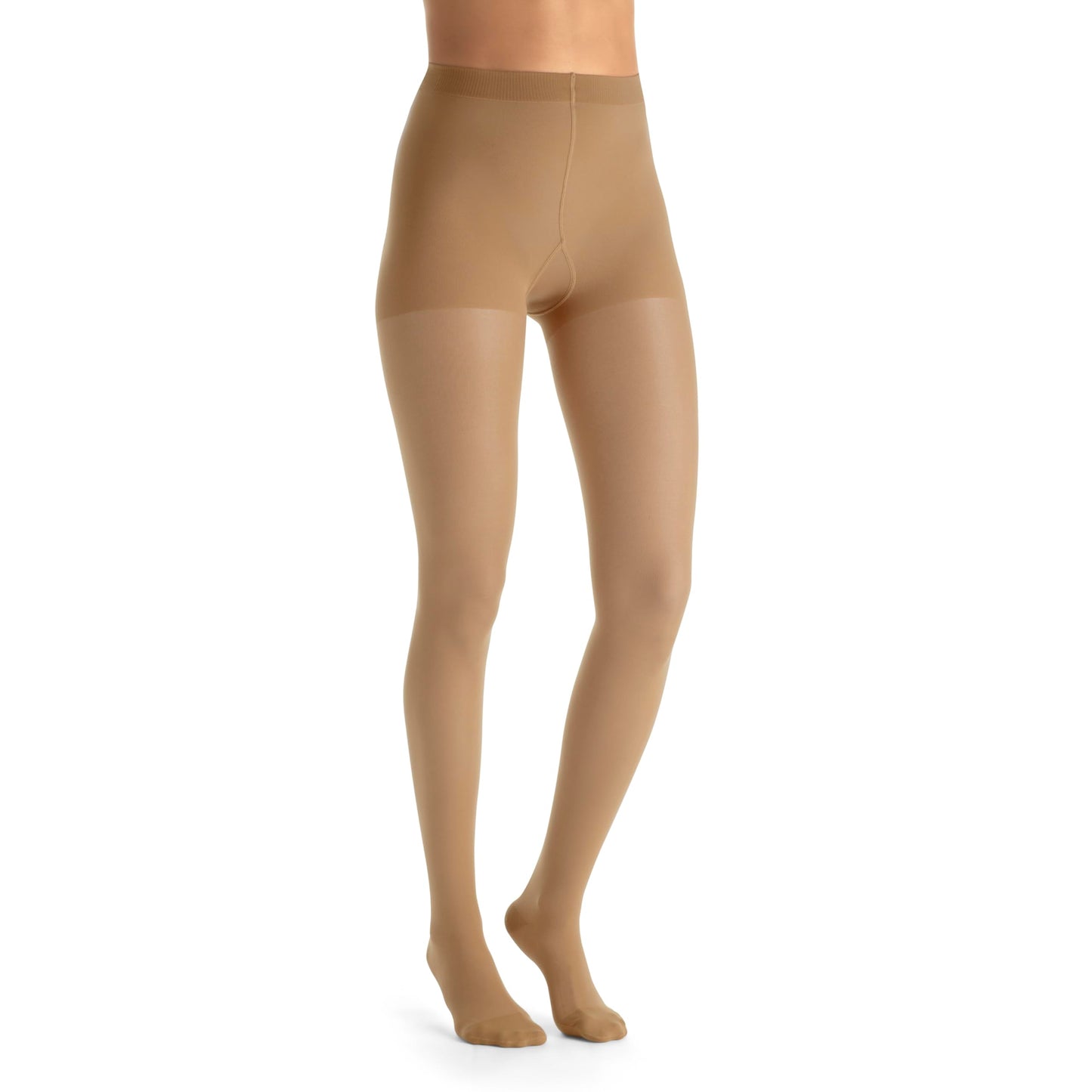JOBST UltraSheer 15-20mmHg Compression Stockings, Pantyhose, Waist High, Closed Toe, Classic Black, Medium