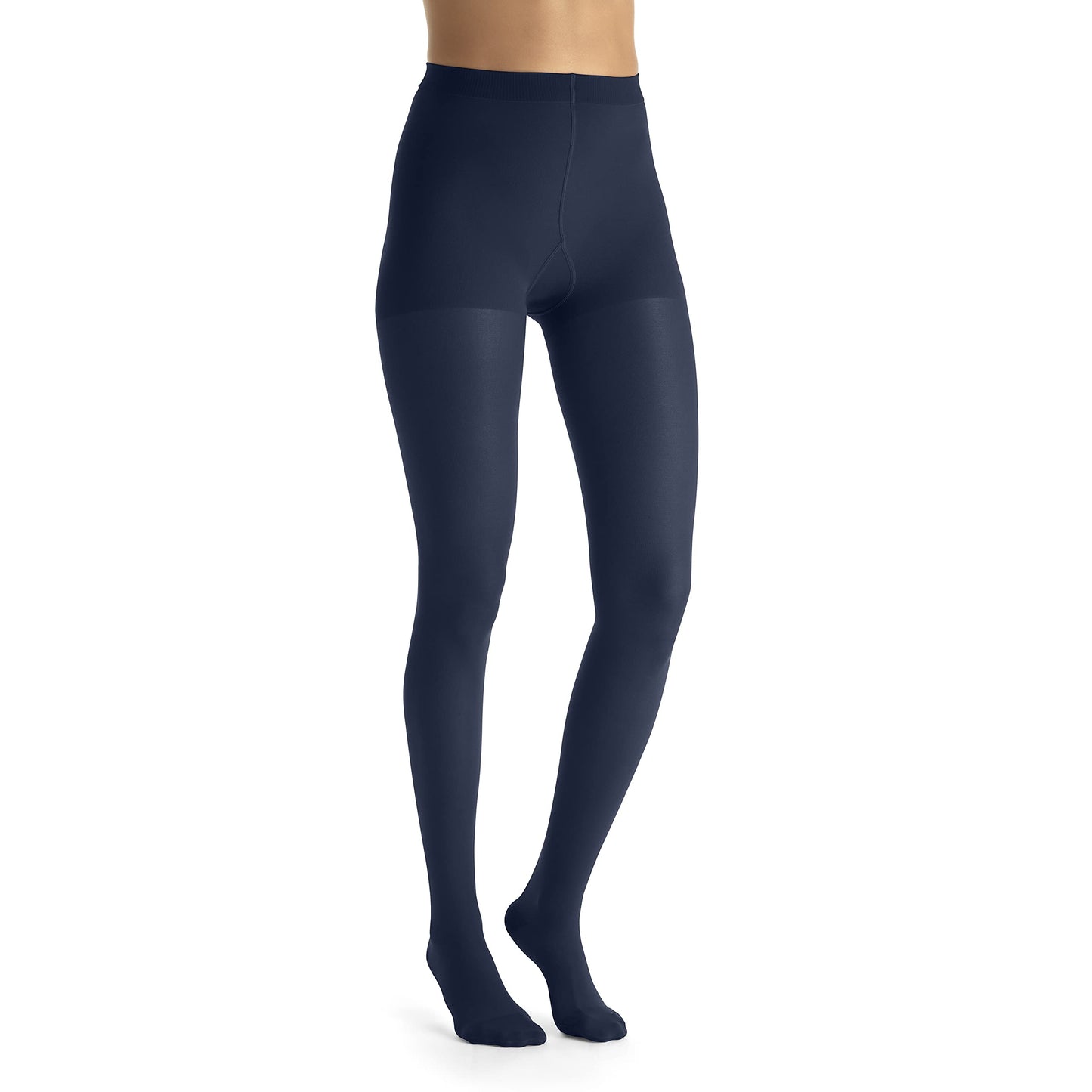 JOBST UltraSheer 15-20mmHg Compression Stockings, Pantyhose, Waist High, Closed Toe, Classic Black, Medium