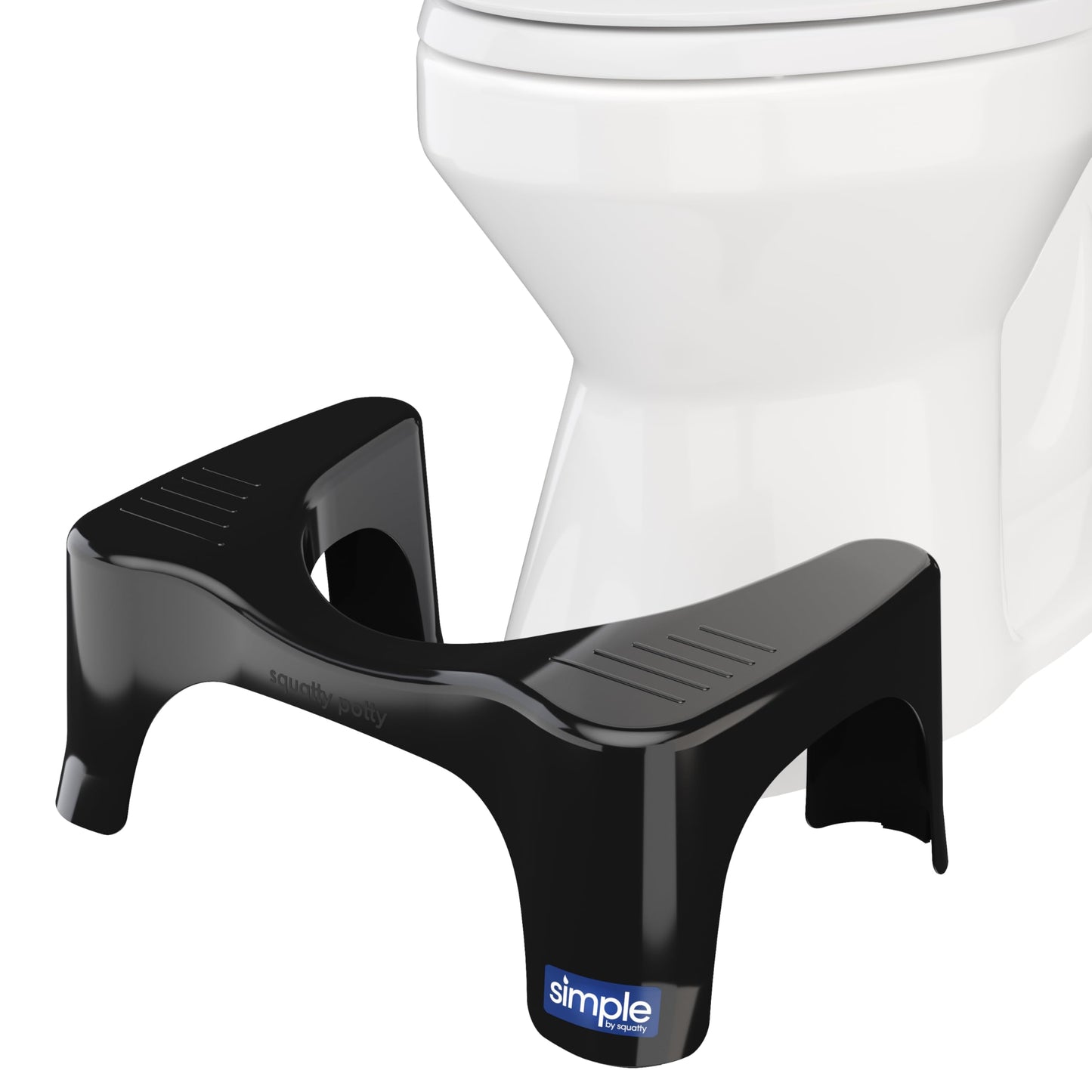 Squatty Potty Simple Bathroom Toilet Stool, White, 7"