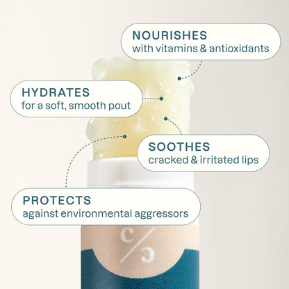 Cliganic Organic Lip Balm Set (4 Packs of 6 Tubes), 100% Natural Moisturizer for Cracked & Dry Lips (Packaging May Vary)