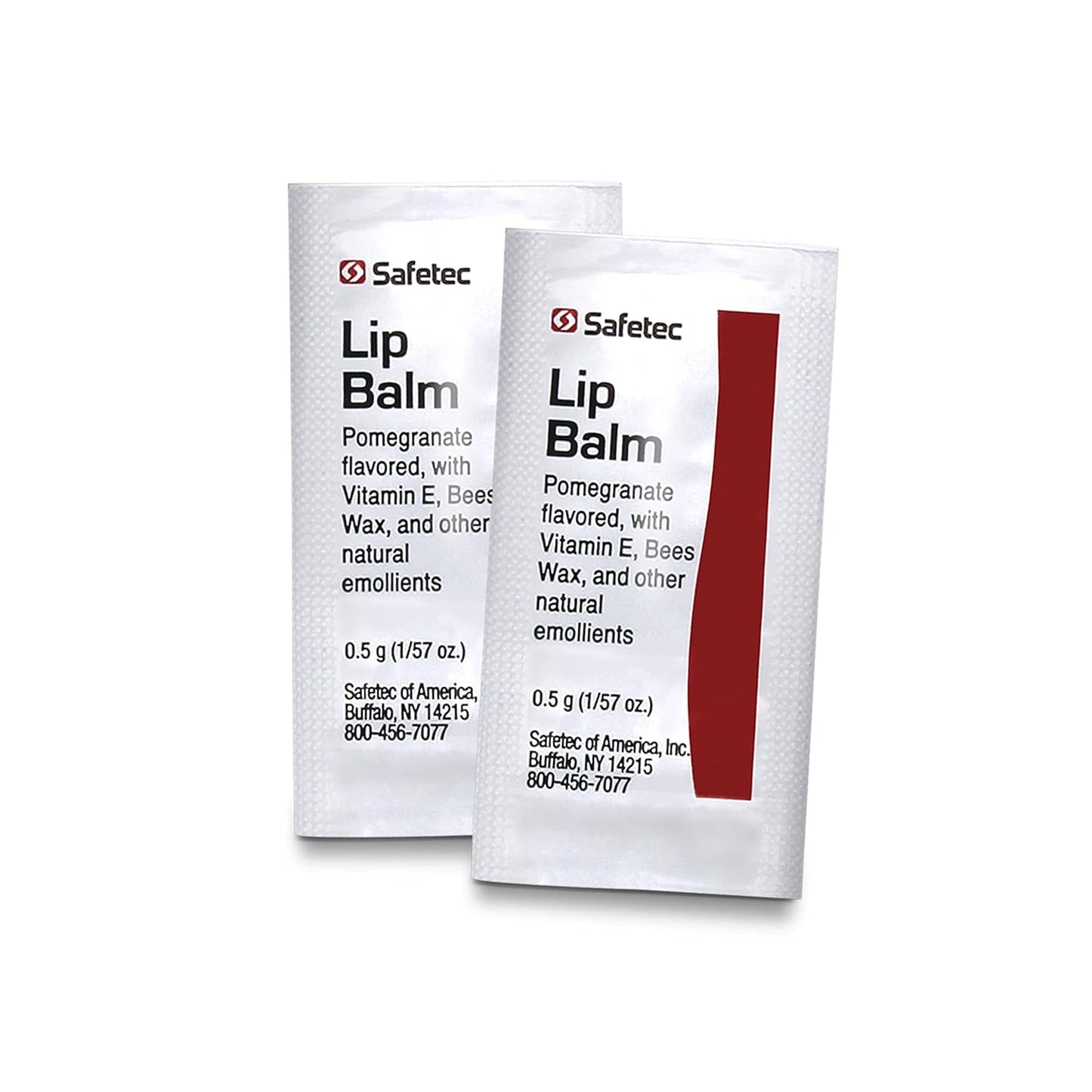 Safetec Lip Balm.5 g. Pouch 144 ct. Box (12 Boxes/case)