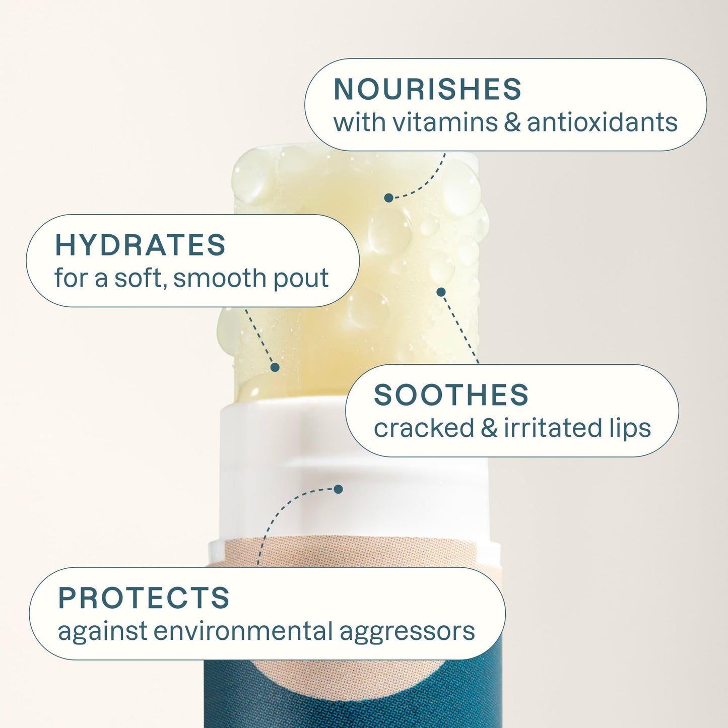 Cliganic Organic Lip Balm Set (4 Packs of 6 Tubes), 100% Natural Moisturizer for Cracked & Dry Lips (Packaging May Vary)
