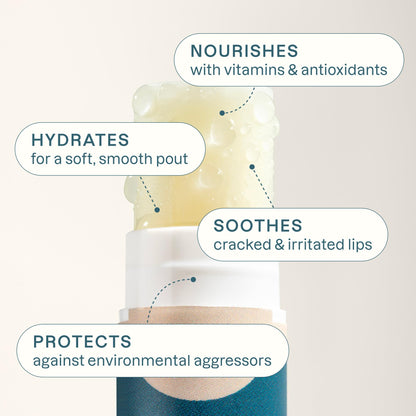 Cliganic Organic Lip Balm Set (4 Packs of 6 Tubes), 100% Natural Moisturizer for Cracked & Dry Lips (Packaging May Vary)
