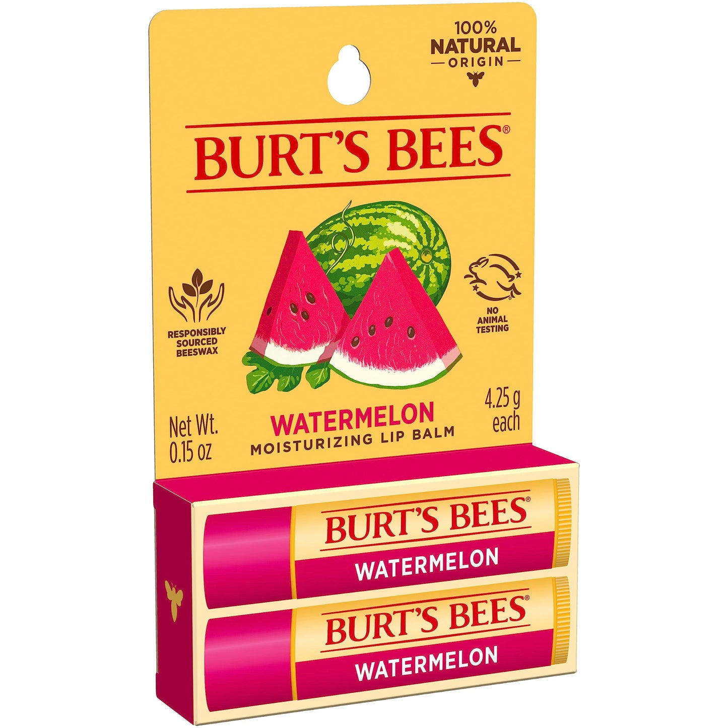 Burt's Bees Lip Balm Stocking Stuffers, Moisturizing Lip Care Christmas Gifts, SuperFruit - Pomegranate, Coconut & Pear, Mango, Pink Grapefruit, Natural Origin Treatment (4-Pack)