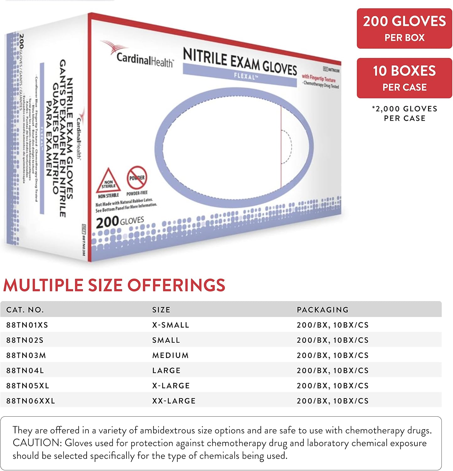 Flexal Nitrile Exam Glove