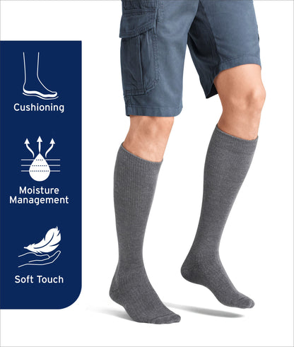JOBST - 110484 Activewear Compression Socks, 15-20 mmHg, Knee High, Medium, Black