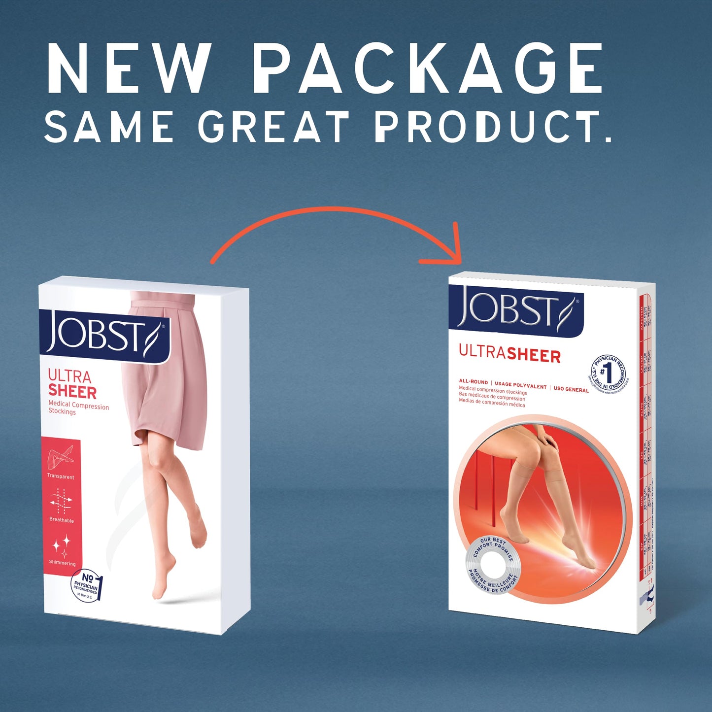 JOBST UltraSheer 15-20mmHg Compression Stockings, Pantyhose, Waist High, Closed Toe, Classic Black, Medium