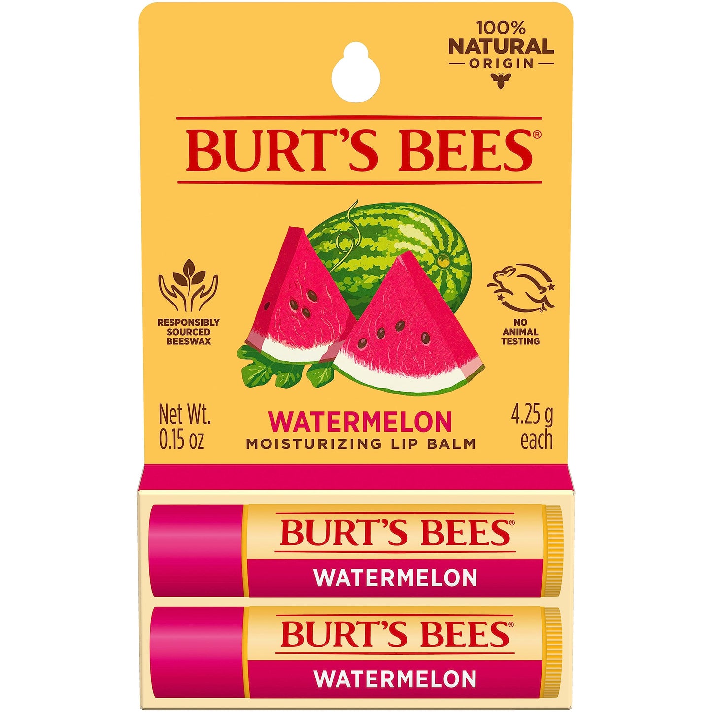 Burt's Bees Lip Balm Stocking Stuffers, Moisturizing Lip Care Christmas Gifts, SuperFruit - Pomegranate, Coconut & Pear, Mango, Pink Grapefruit, Natural Origin Treatment (4-Pack)
