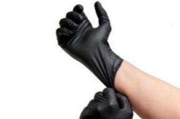 VWR® Ultra-Light Nitrile Examination Gloves, Black - Case