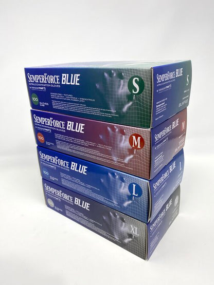 Sempermed, TenderTouch Nitrile Exam Glove PF, Medium, 100/Box